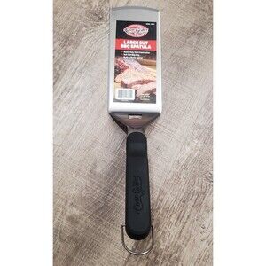 Char-Griller 8672 Outdoor Grilling Tool Large Cut Barbecue Spatula with Hook BBQ
